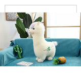 squishies-france plush alpaca plushie white sofa