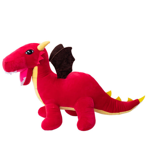 squishies-france peluche dragon rouge kawaii dinosaure plush