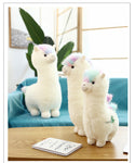 squishies-france plush alpaca plushie white animals