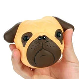 squishy anti-stress dog head kawaii