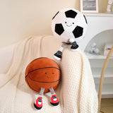 squishies-france plush soccer ball plushie  basketball plush