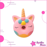 Squishy Pink Unicorn Donut - Eenhoorn, Voedsel - Squishies Frankrijk