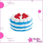 Squishy blue cream cake - Food - Squishies France