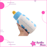 Jumbo Squishy blue baby bottle - XXL - Squishies France