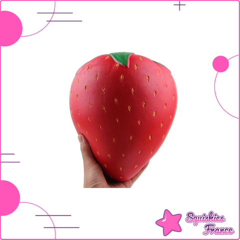 Jumbo Squishy fraise - Fruits, XXL - Squishies France
