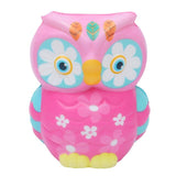 Squishy hibou indien rose - Animaux - Squishies France