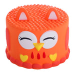 Squishy orange owl cake - Animals, Food - Squishies France
