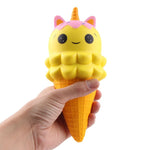 Squishy yellow unicorn ice cream