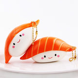 Squishy sushi de salmón kawaii