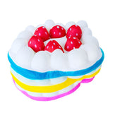Squishy multicolored cream cake