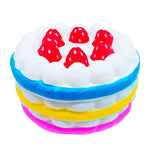 Squishy multicolored cream cake