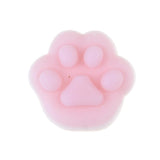 Mini squishy zampa di gatto rosa