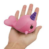 Squishy Baleine Rose - Animaux, Pas cher - Squishies France