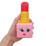 squishy pink lipstick